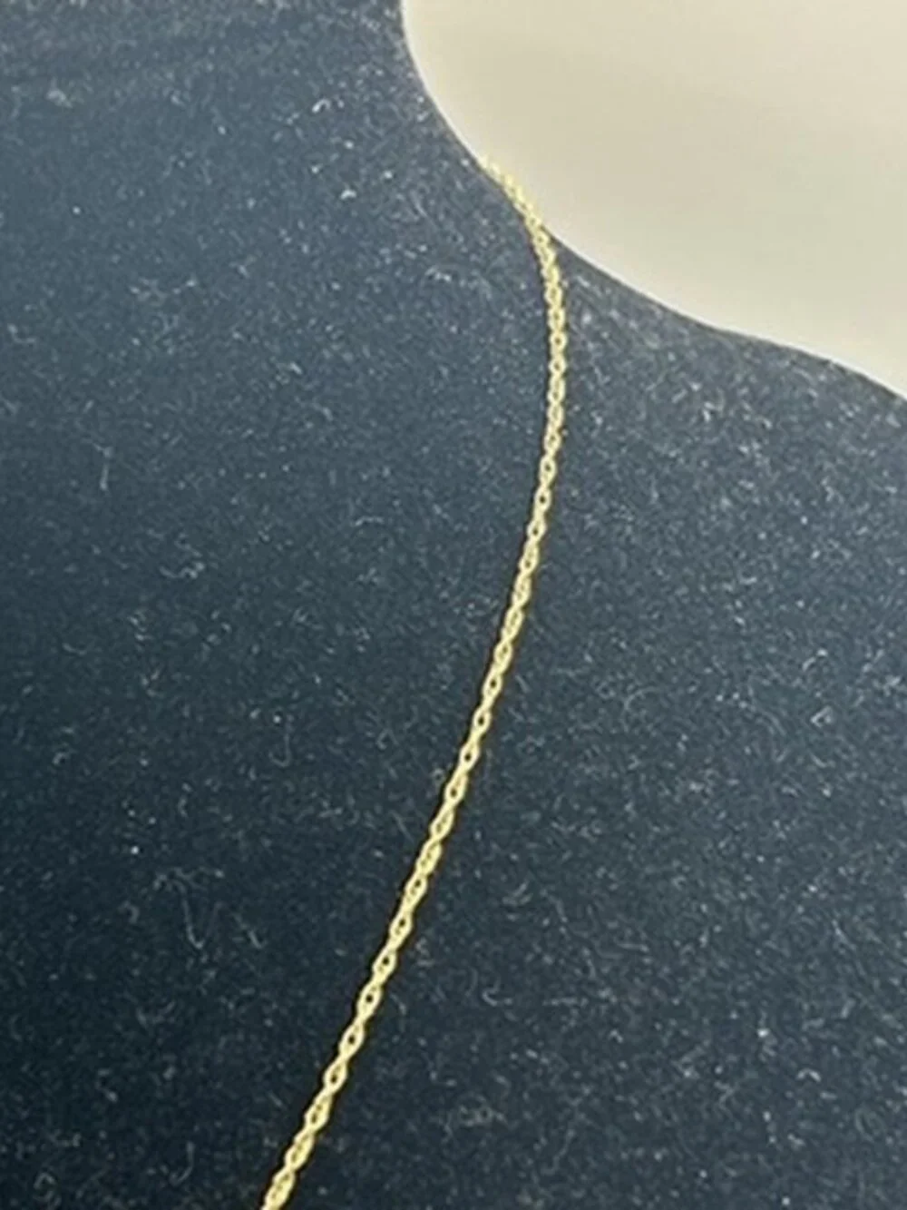 Dainty Womens Real Gold Purple Cross Pendant Chain Plated Stainless Steel